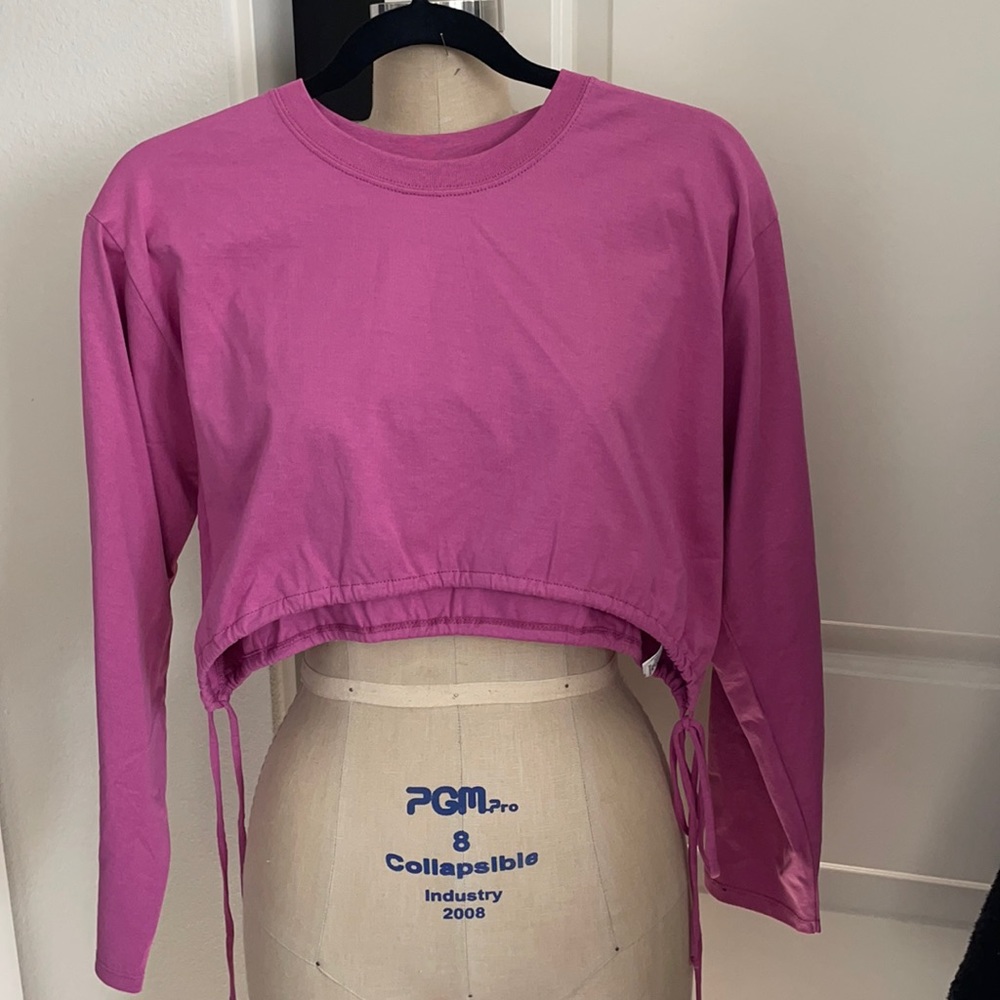 Brand new Zara long sleeve crop top. Small